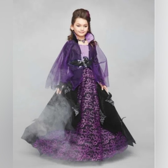 Chasing Fireflies wishcraft Bat Princess Dress Sz 8 - Picture 1 of 6